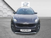 USED 2016 16 KIA SPORTAGE 1.6 T-GDi GT-Line SUV 5dr Petrol DCT AWD Euro 6 (174 bhp) **3 MONTHS WARRANTY INCLUDED**ONLY 55,000 MILES FROM NEW**ONLY 1 PREVIOUS OWNER FROM NEW**FULL HEATED TWO TONE LEATHER INTERIOR**PREMIUM SOUND SYSTEM**FULL SERVICE HISTORY**FULLY HPI CLEAR**MOT MAY 2027 (NO ADVISORIES)**