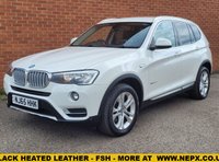 USED 2015 65 BMW X3 2.0 20d xLine SUV 5dr Diesel Auto xDrive Euro 6 (s/s) (190 ps) RECENT SERVICE  DRIVE AWAY NOW
