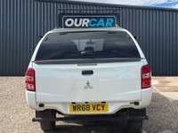 USED 2018 68 MITSUBISHI L200 2.4 DI-D DC 4Life Pickup Double Cab 4dr Diesel Manual 4WD Euro 6 (s/s) (154 ps) GREAT HISTORY, CANOPY, WARRANTY!