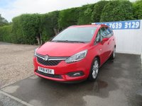 USED 2018 18 VAUXHALL ZAFIRA TOURER 1.4i Turbo SRi Nav MPV 5dr Petrol Manual Euro 6 (140 ps) 7 SEATS, VAUXHALL HISTORY X7
