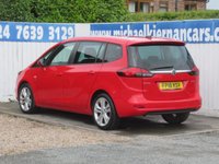 USED 2018 18 VAUXHALL ZAFIRA TOURER 1.4i Turbo SRi Nav MPV 5dr Petrol Manual Euro 6 (140 ps) 7 SEATS, VAUXHALL HISTORY X7