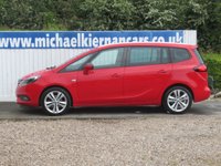 USED 2018 18 VAUXHALL ZAFIRA TOURER 1.4i Turbo SRi Nav MPV 5dr Petrol Manual Euro 6 (140 ps) 7 SEATS, VAUXHALL HISTORY X7