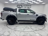 USED 2021 21 FORD RANGER 2.0 EcoBlue Wildtrak Pickup Double Cab 4dr Diesel Auto 4WD Euro 6 (s/s) (213 ps) Finished In Moondust Silver, This Ranger Comes With A Tow Bar, Roller Shutter, Roofbox,  Electric Heated Front Seats, Reverse Camera, Wildtrak Embossed Stitching, Micro Ribbed Embossed Leather Seats, 2 Keys, Bodykit, 12 Months MOT, 3 Months Warranty. Finance And Extended Warranty Available.