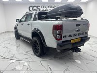 USED 2021 21 FORD RANGER 2.0 EcoBlue Wildtrak Pickup Double Cab 4dr Diesel Auto 4WD Euro 6 (s/s) (213 ps) Finished In Moondust Silver, This Ranger Comes With A Tow Bar, Roller Shutter, Roofbox,  Electric Heated Front Seats, Reverse Camera, Wildtrak Embossed Stitching, Micro Ribbed Embossed Leather Seats, 2 Keys, Bodykit, 12 Months MOT, 3 Months Warranty. Finance And Extended Warranty Available.