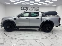 USED 2021 21 FORD RANGER 2.0 EcoBlue Wildtrak Pickup Double Cab 4dr Diesel Auto 4WD Euro 6 (s/s) (213 ps) Finished In Moondust Silver, This Ranger Comes With A Tow Bar, Roller Shutter, Roofbox,  Electric Heated Front Seats, Reverse Camera, Wildtrak Embossed Stitching, Micro Ribbed Embossed Leather Seats, 2 Keys, Bodykit, 12 Months MOT, 3 Months Warranty. Finance And Extended Warranty Available.