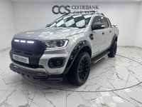 USED 2021 21 FORD RANGER 2.0 EcoBlue Wildtrak Pickup Double Cab 4dr Diesel Auto 4WD Euro 6 (s/s) (213 ps) Finished In Moondust Silver, This Ranger Comes With A Tow Bar, Roller Shutter, Roofbox,  Electric Heated Front Seats, Reverse Camera, Wildtrak Embossed Stitching, Micro Ribbed Embossed Leather Seats, 2 Keys, Bodykit, 12 Months MOT, 3 Months Warranty. Finance And Extended Warranty Available.