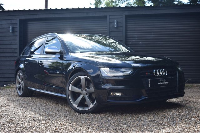 2013 13 Audi S4 Avant 3.0 TFSI V6 Black Edition Estate 5dr Petrol S Tronic quattro Euro 5 | B&O SOUND SYSTEM | 1 PREVIOUS OWNER | BLACK EDITION | 2 KEYS | PHANTOM BLACK PEARL EFFECT | AUDI SERVICE HISTORY | HEATED SEATS | ELECTRIC SEATS | SAT NAV | PARKING SENSORS 