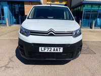 USED 2023 72 CITROEN BERLINGO Enterprise Edition L1 1.5 BlueHDi 1000 SWB Diesel Panel Van Manual Euro 6 (s/s) (100 bhp) 2 services - last service on 26.11.2025 @ 41,854 miles - Only 44,859 miles, Facelift model - EURO 6 (ULEZ compliant) - Built in touchscreen with Satnav connectivity & DAB, Air conditioning, E/W, Bluetooth, rear parking sensors, cruise control, electric mirror's, 3 seats, full bulkhead, ply lined, driver's airbag, side loading door, remote central Locking, Alarm, USB port, steering column radio control, barn rear doors, spare key, finance arranged & 6 months premium Autoguard warranty