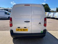 USED 2023 72 CITROEN BERLINGO Enterprise Edition L1 1.5 BlueHDi 1000 SWB Diesel Panel Van Manual Euro 6 (s/s) (100 bhp) 2 services - last service on 26.11.2025 @ 41,854 miles - Only 44,859 miles, Facelift model - EURO 6 (ULEZ compliant) - Built in touchscreen with Satnav connectivity & DAB, Air conditioning, E/W, Bluetooth, rear parking sensors, cruise control, electric mirror's, 3 seats, full bulkhead, ply lined, driver's airbag, side loading door, remote central Locking, Alarm, USB port, steering column radio control, barn rear doors, spare key, finance arranged & 6 months premium Autoguard warranty