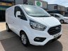 USED 2022 22 FORD TRANSIT CUSTOM Limited L1 H1 2.0 280 EcoBlue SWB Diesel Panel Van Manual Euro 6 (s/s) (130 bhp) 4 services - Wet belt replaced & recent service with all genuine Ford parts fitted - 122,290 miles - EURO 6, SATNAV,  A/C, front & rear parking sensors, heated seats, alloys, heated screen, cruise control, Bluetooth, electric power folding mirrors, E/W, DAB Radio with Apple car play, USB port, start/stop, factory fitted bulkhead, colour coded, auto headlights, side loading door, load liner, remote Central Locking, security locks, spare key, finance arranged & 6 months Premium AutoGuard warranty