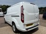 USED 2022 22 FORD TRANSIT CUSTOM Limited L1 H1 2.0 280 EcoBlue SWB Diesel Panel Van Manual Euro 6 (s/s) (130 bhp) 4 services - Wet belt replaced & recent service with all genuine Ford parts fitted - 122,290 miles - EURO 6, SATNAV,  A/C, front & rear parking sensors, heated seats, alloys, heated screen, cruise control, Bluetooth, electric power folding mirrors, E/W, DAB Radio with Apple car play, USB port, start/stop, factory fitted bulkhead, colour coded, auto headlights, side loading door, load liner, remote Central Locking, security locks, spare key, finance arranged & 6 months Premium AutoGuard warranty