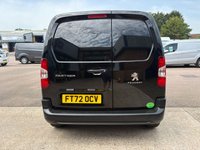 USED 2023 72 PEUGEOT PARTNER Professional Premium+ L1 1.5 BlueHDi 1000 SWB Diesel Panel Van Manual Euro 6 (s/s) (100 bhp) Recent service with all filters replaced - Only 35,072 miles, Facelift model - EURO 6 (ULEZ compliant) - Built in touchscreen with Satnav connectivity & DAB, Air conditioning, E/W, Bluetooth, rear parking sensors, cruise control, electric mirror's, 3 seats, full bulkhead, ply lined, driver's airbag, side loading door, remote central Locking, Alarm, USB port, steering column radio control, barn rear doors, spare key, finance arranged on site & 6 months premium Autoguard warranty.