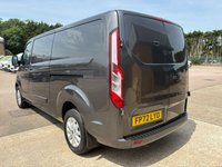 USED 2022 72 FORD TRANSIT CUSTOM Limited L2 H1 2.0 300 EcoBlue LWB Diesel Panel Van Manual Euro 6 (s/s) (130 bhp) 3 Services (2 Ford Services) - Last service with genuine Ford wet belt & filter's replaced - 111,975 miles - EURO 6, A/C, front & rear parking sensors, reversing camera, heated seats, alloys, heated screen, cruise control, Bluetooth, electric power folding mirrors, E/W, DAB Radio with Apple car play, USB port, start/stop, factory fitted bulkhead, colour coded, auto LED headlights, side loading door, ply lined with load liner, spare key, Finance arranged, 6 months Premium AutoGuard warranty