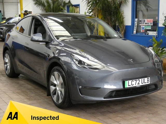 View our Tesla Model Y (Dual Motor) Long Range SUV 5dr Electric Auto 4WDE (384 bhp)