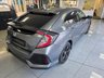 USED 2019 69 HONDA CIVIC 1.0 VTEC Turbo EX Hatchback 5dr Petrol CVT Euro 6 (s/s) (126 ps) 