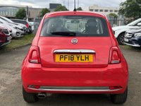 USED 2018 18 FIAT 500 1.2 Lounge Hatchback 3dr Petrol Manual Euro 6 (s/s) (69 bhp) 
