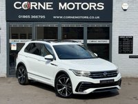 USED 2023 23 VOLKSWAGEN TIGUAN R-LINE 1.5 TSI 150PS 7 SPEED DSG AUTOMATIC  PANORAMIC GLASS SUNROOF * FULL LEATHER * REVERSE CAMERA * ELECTRIC SEATS *