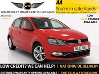 USED 2017 17 VOLKSWAGEN POLO 1.2 TSI BlueMotion Tech Match Edition Hatchback 5dr Petrol Manual Euro 6 (s/s) (90 ps) Full PDI inspection completed