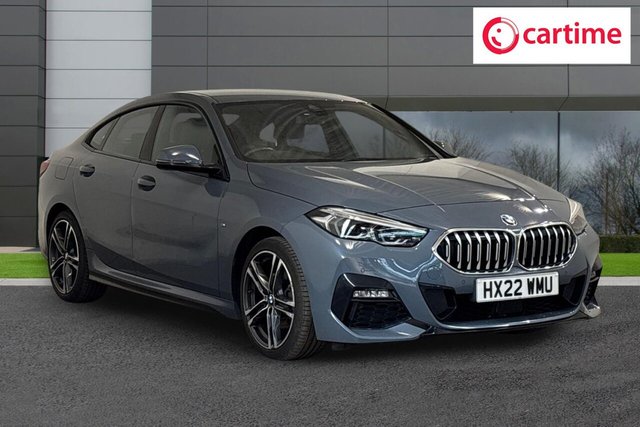 View our BMW 2 Series Gran Coupe 1.5 218i M Sport Saloon 4dr Petrol DCT Euro 6 (s/s) (136 ps) Front / Rear Parking Sensors, BMW Connected Package Professional, M Sport Package, 18In Alloys, Folding Door Mirrors