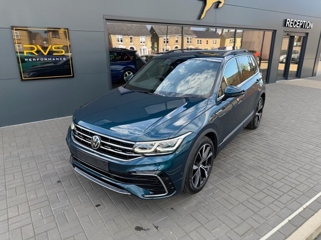 USED 2021 71 VOLKSWAGEN TIGUAN 2.0 TDI R-Line SUV 5dr Diesel DSG 4Motion Euro 6 (s/s) (200 ps) HUGE SPEC!!