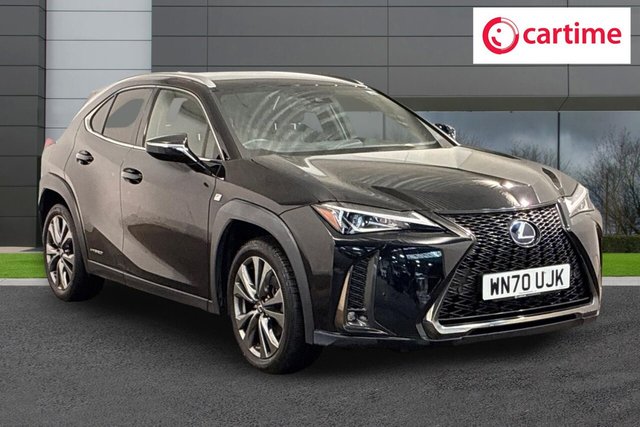 View our Lexus Ux 2.0 250h F Sport SUV 5dr Petrol Hybrid E-CVT Euro 6 (s/s) (184 ps) Reverse Camera, Front / Rear Parking Sensors, Android Auto / Apple CarPlay, Premium Pack, Heated Steering Wheel