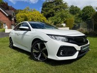USED 2017 17 HONDA CIVIC 1.0 VTEC Turbo EX Hatchback 5dr Petrol Manual Euro 6 (s/s) (129 ps) Pan Roof