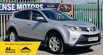 2013 TOYOTA RAV4 2.2 D-CAT Invincible SUV 5dr Diesel Auto 4WD Euro 5 (150 ps) &pound;7295.00
