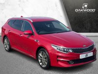 USED 2017 17 KIA OPTIMA 1.7 CRDi 3 Sportswagon 5dr Diesel Manual Euro 6 (s/s) (139 bhp) LOVELY ESTATE CAR IN RED WITH SERVICE HISTORY + LOW MILES