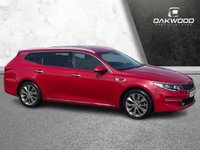 USED 2017 17 KIA OPTIMA 1.7 CRDi 3 Sportswagon 5dr Diesel Manual Euro 6 (s/s) (139 bhp) LOVELY ESTATE CAR IN RED WITH SERVICE HISTORY + LOW MILES