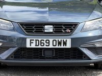 USED 2020 69 SEAT LEON 1.5 TSI EVO FR Black Edition Hatchback 5dr Petrol Manual Euro 6 (s/s) (130 ps) LONG MOT, JUST BEEN SERVICED, HPI CLEAR, 2 X KEYS, EXCELLENT CONDITION. APP CONNECT FOR APPLE CAR PLAY/ANDROID AUTO, SAT NAV, CRUISE WITH FRONT ASSIST, HEATED HALF LEATHER SEATS