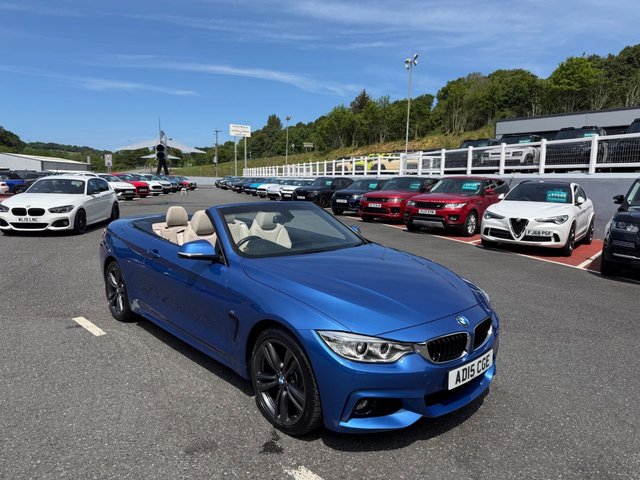 View our BMW 4 Series 435d M Sport Convertible 3.0 Diesel Auto xDrive Euro 6 (s/s) (313 ps)