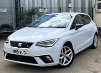USED 2019 19 SEAT IBIZA 1.0 TSI FR Hatchback 5dr Petrol Manual Euro 6 (s/s) GPF (95 ps) - APPLE CAR PLAY - SAT NAV - BLUETOOTH - CRUISE - DAB RADIO - 2 OWNERS
