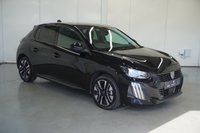 USED 2025 74 PEUGEOT 208 1.2 PureTech Allure Hatchback 5dr Petrol Manual Euro 6 (s/s) (100 ps) Nera Black, service history
