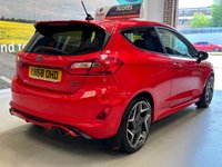 USED 2018 68 FORD FIESTA 1.5T EcoBoost ST-3 Hatchback 3 door Petrol Manual Euro 6 CRUISE+REVERSE CAM+HEATED SEATS