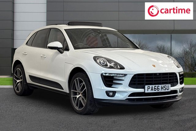 View our Porsche Macan 3.0 V6 S SUV 5dr Petrol PDK 4WD Euro 6 (s/s) (340 ps) &pound;9,493 Upgraded Extras, Panoramic Roof System, Park Assist - Front / Rear Surround View, Light Comfort Package, Storage Package Plus