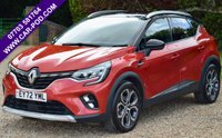 USED 2022 72 RENAULT CAPTUR 1.6 E-TECH techno SUV 5dr Petrol Hybrid Auto Euro 6 (s/s) (145 ps) 1 LADY OWNER + FULL HISTORY! CARPLAY, NAV, CAMERA, SENSORS, DAB!