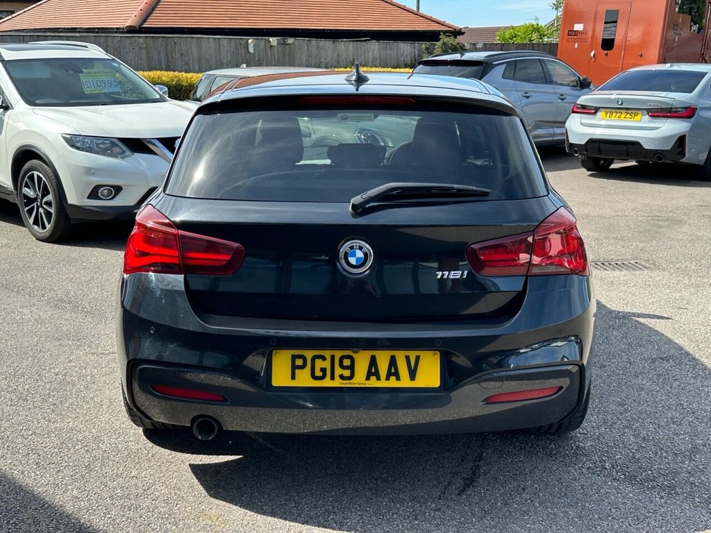 USED 2019 19 BMW 1 SERIES 1.5 118i GPF M Sport Shadow Edition Hatchback 3dr Petrol Manual Euro 6 (s/s) (136 ps) Rev Cam Htd Seats Finance Available