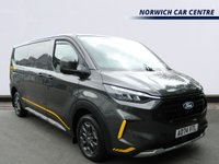USED 2024 74 FORD TRANSIT CUSTOM 2.0 320 EcoBlue Trail Panel Van 5dr Diesel Auto AWD L2 H1 Euro 6 (s/s) (170 ps) LOW MILES MANY EXTRAS DAB RADIO