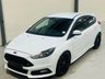 USED 2015 15 FORD FOCUS 2.0 TDCi ST-3 Hatchback 5dr Diesel Manual Euro 6 (s/s) (185 ps) White with Full Black Leather Recaro Interior | Reverse Camera | Bluetooth Media | Sat Nav | ULEZ OK