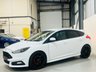 USED 2015 15 FORD FOCUS 2.0 TDCi ST-3 Hatchback 5dr Diesel Manual Euro 6 (s/s) (185 ps) White with Full Black Leather Recaro Interior | Reverse Camera | Bluetooth Media | Sat Nav | ULEZ OK