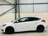 USED 2015 15 FORD FOCUS 2.0 TDCi ST-3 Hatchback 5dr Diesel Manual Euro 6 (s/s) (185 ps) White with Full Black Leather Recaro Interior | Reverse Camera | Bluetooth Media | Sat Nav | ULEZ OK