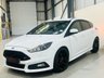 USED 2015 15 FORD FOCUS 2.0 TDCi ST-3 Hatchback 5dr Diesel Manual Euro 6 (s/s) (185 ps) White with Full Black Leather Recaro Interior | Reverse Camera | Bluetooth Media | Sat Nav | ULEZ OK