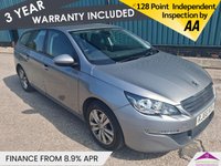 USED 2016 66 PEUGEOT 308 SW 1.6 BlueHDi Active Estate 5dr Diesel Manual Euro 6 (s/s) (100 ps) BLUETOOTH | PARK SENSORS