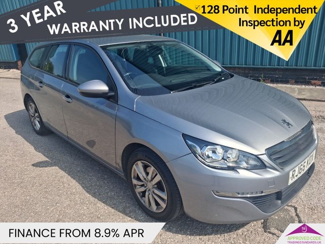View our Peugeot 308 SW 1.6 BlueHDi Active Estate 5dr Diesel Manual Euro 6 (s/s) (100 ps)
