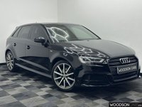 USED 2018 68 AUDI A3 1.0 TFSI 30 Black Edition Sportback 5dr Petrol Manual Euro 6 (s/s) (116 ps) Sat Nav / DAB Radio / Rear Parking Sensors / Apple+Android Car Play / Rear Parking Sensors