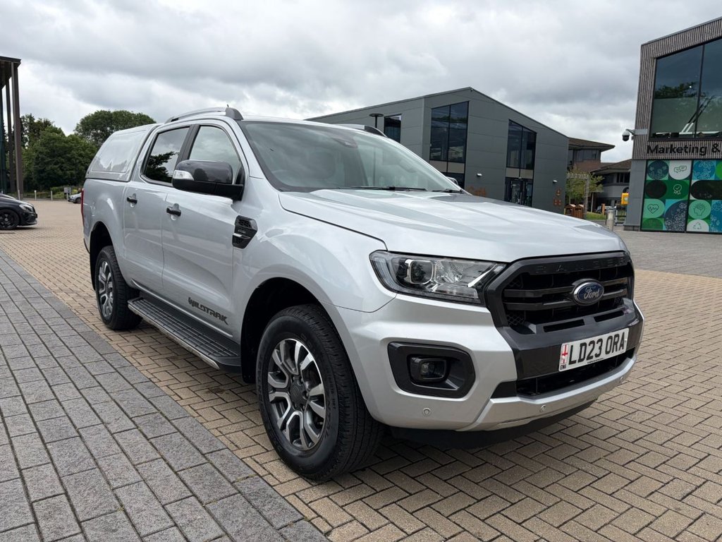 USED 2023 23 FORD RANGER WILDTRACK 4X4.2.0EcoBlue EU6 AUTO D/CAB PICK UP *A/C*S/N*CAMERA*SENSORS*ALLOYS*HEAT PACK*E/PACK* AUTO-EU6-EXCELLENT SPEC