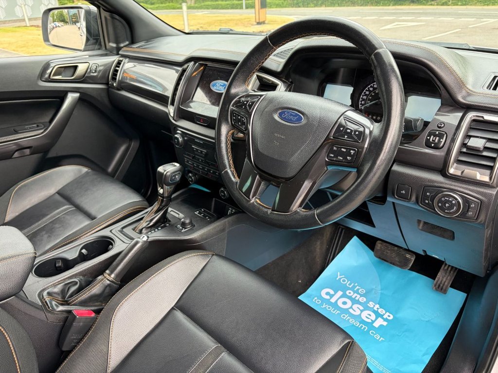 USED 2023 23 FORD RANGER WILDTRACK 4X4.2.0EcoBlue EU6 AUTO D/CAB PICK UP *A/C*S/N*CAMERA*SENSORS*ALLOYS*HEAT PACK*E/PACK* AUTO-EU6-EXCELLENT SPEC
