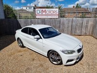 USED 2017 17 BMW 2 SERIES 2.0 218d M Sport Coupe 2dr Diesel Auto Euro 6 (s/s) (150 ps) ** WE OFFER FINANCE ON THIS CAR **