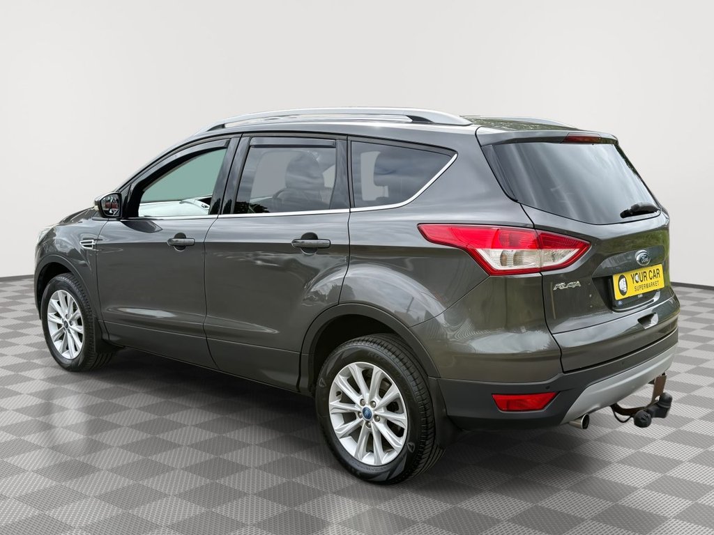 USED 2015 15 FORD KUGA 2.0 TDCi Titanium SUV 5dr Diesel Powershift AWD Euro 6 (s/s) (180 ps) Rear Parking Sensors CD Player