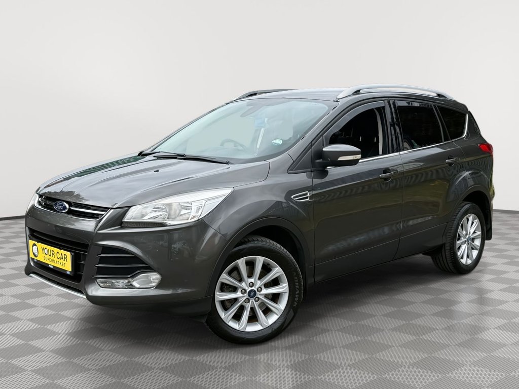 USED 2015 15 FORD KUGA 2.0 TDCi Titanium SUV 5dr Diesel Powershift AWD Euro 6 (s/s) (180 ps) Rear Parking Sensors CD Player